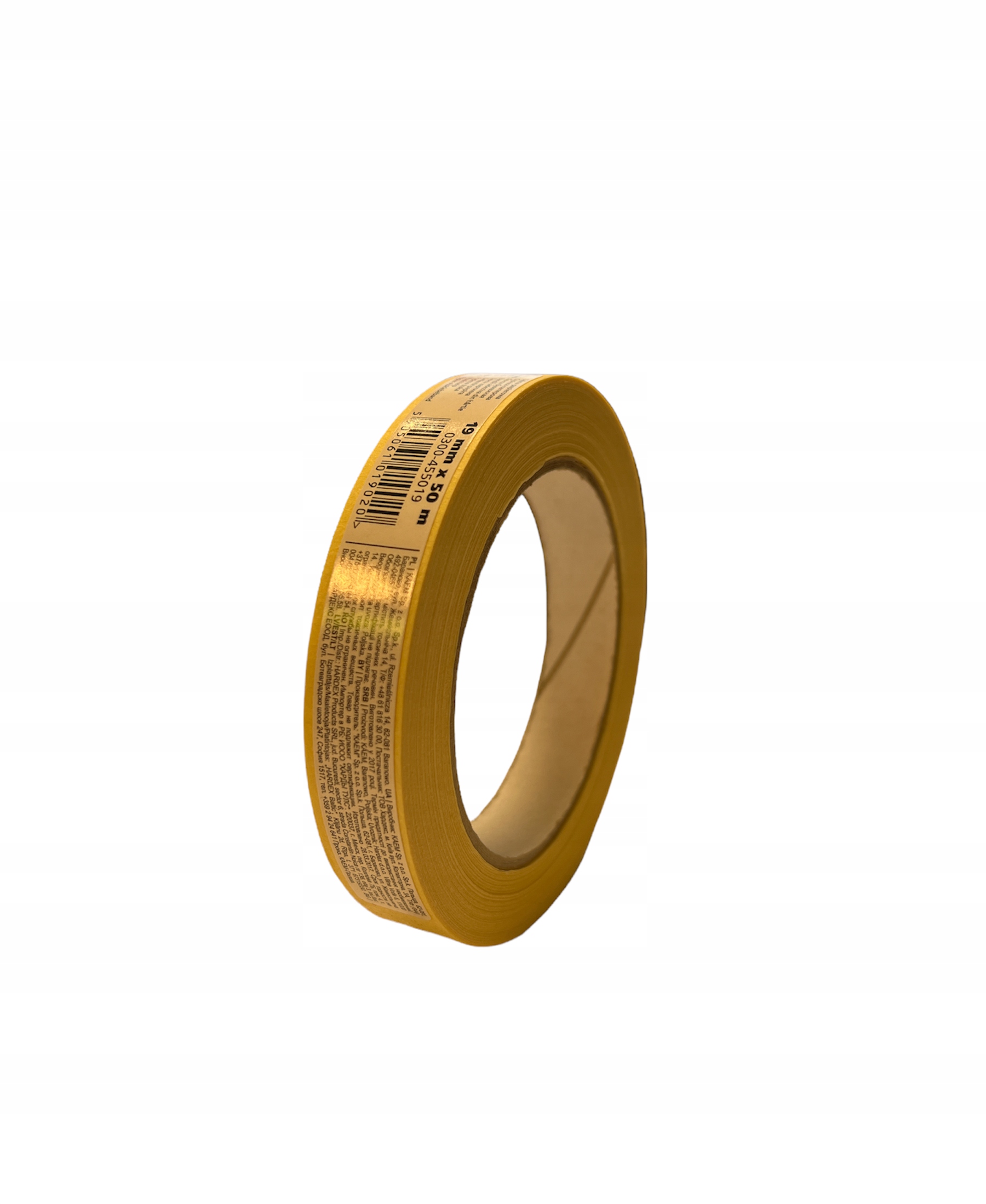 

Taśma malarska maskująca żółta papierowa 19mm x 50