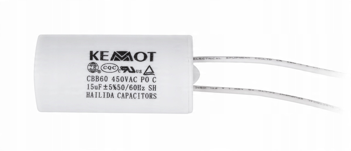 

Kondensator 15uF 450V do silników jednofazowych