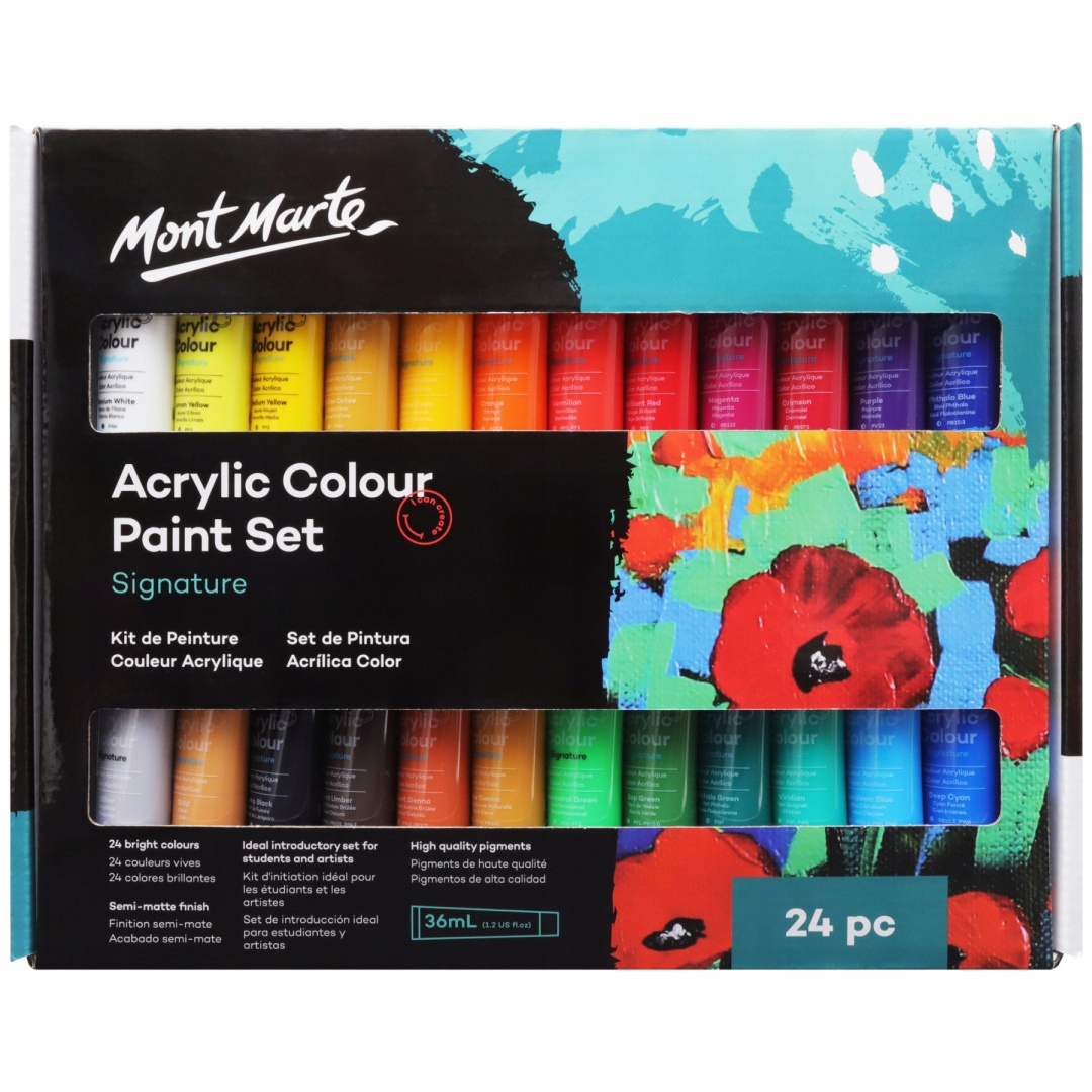 Sada akrylů Mont Marte 24x36ML