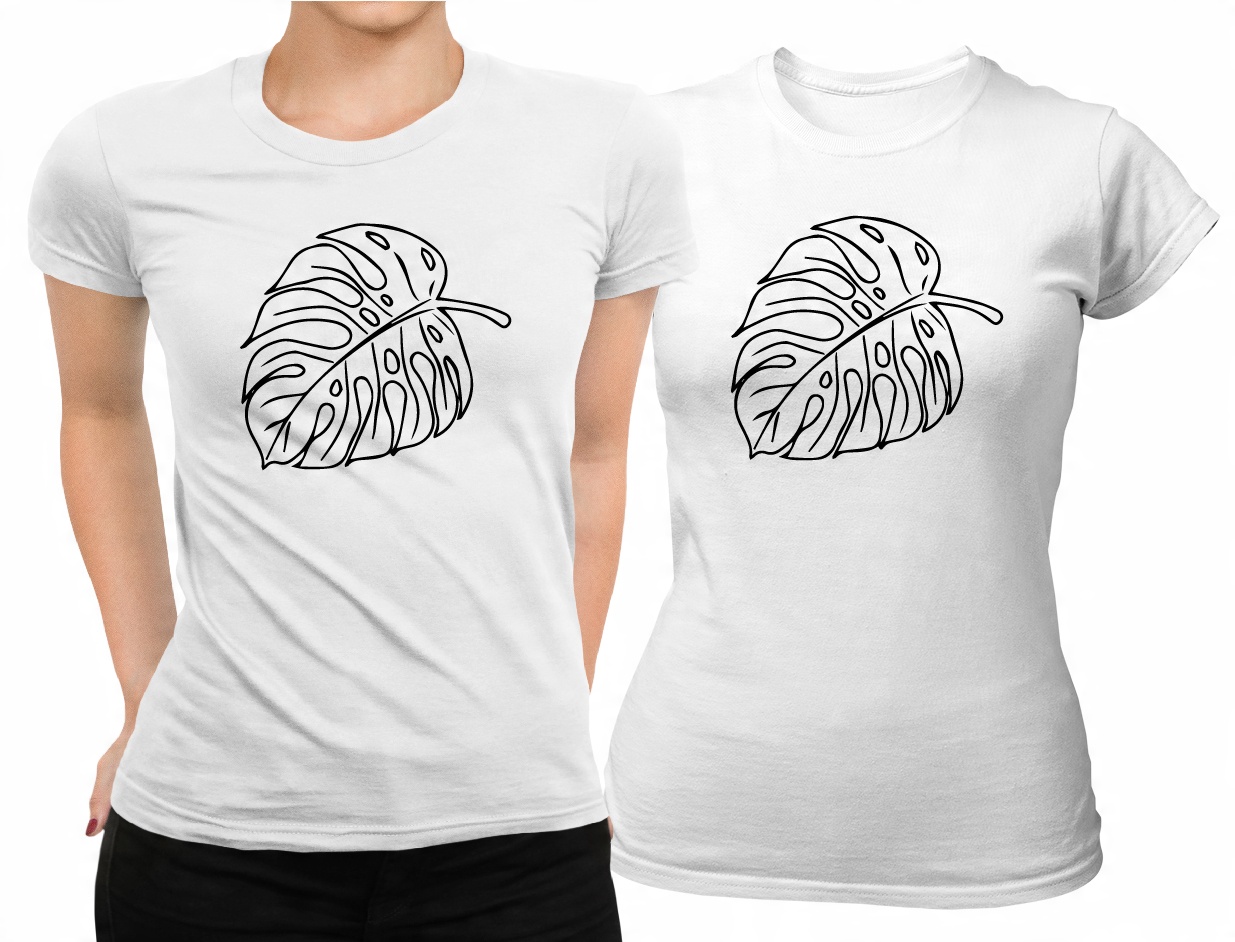 

T-shirt koszulka Monstera Deliciosa Liść damska M