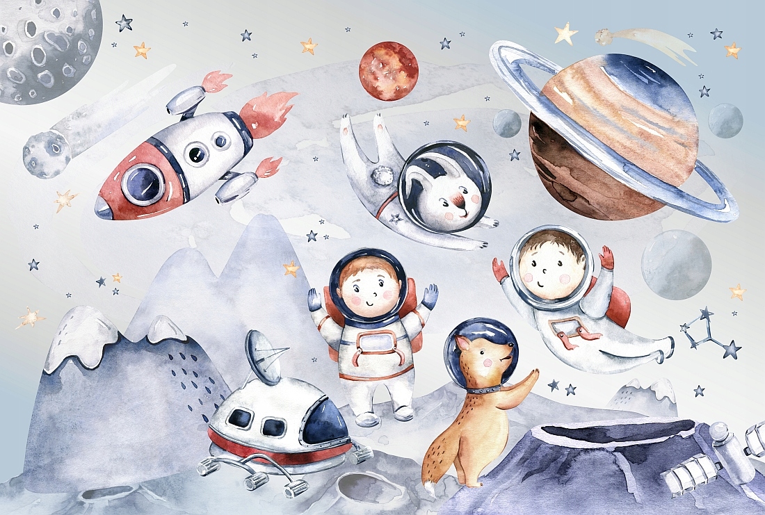 

Tapeta dla dzieci ale kosmos planety Na Wymiar wz2