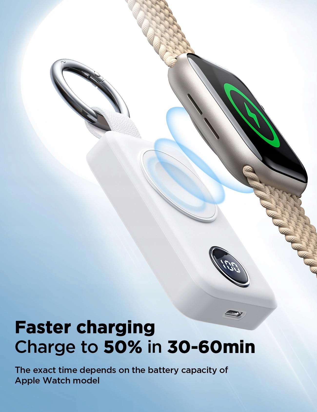 JOYROOM Bezprzewodowa ładowarka 2000 mAh do Apple Watch Series — miniatura 4