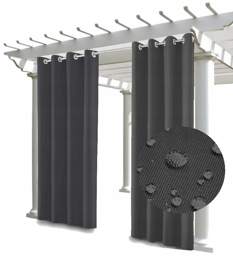 

Zasłony Ogrodowe 155x220 Do Altany Tarasu Ogrodu