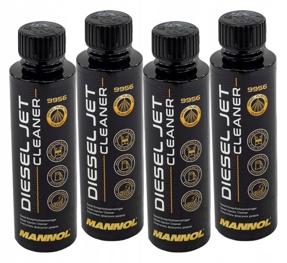 4x Dodatek do czyszczenia wtryskiwaczy Diesel Jet Cleaner