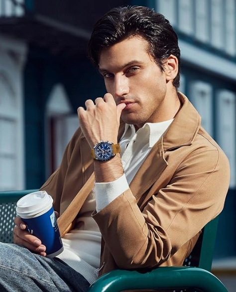 By Benyar – Pánské hodinky, analogový quartzový chronograf