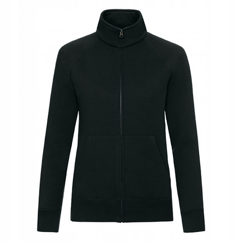 

Bluza damska Premium Zip Thru FruitLoom Czarny XL