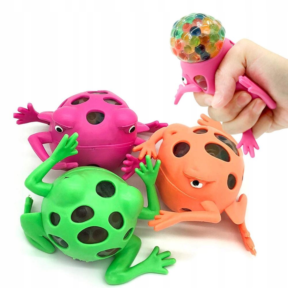 

Gniotek Antystresowy Żaba Rainbow Squish Frog Ball