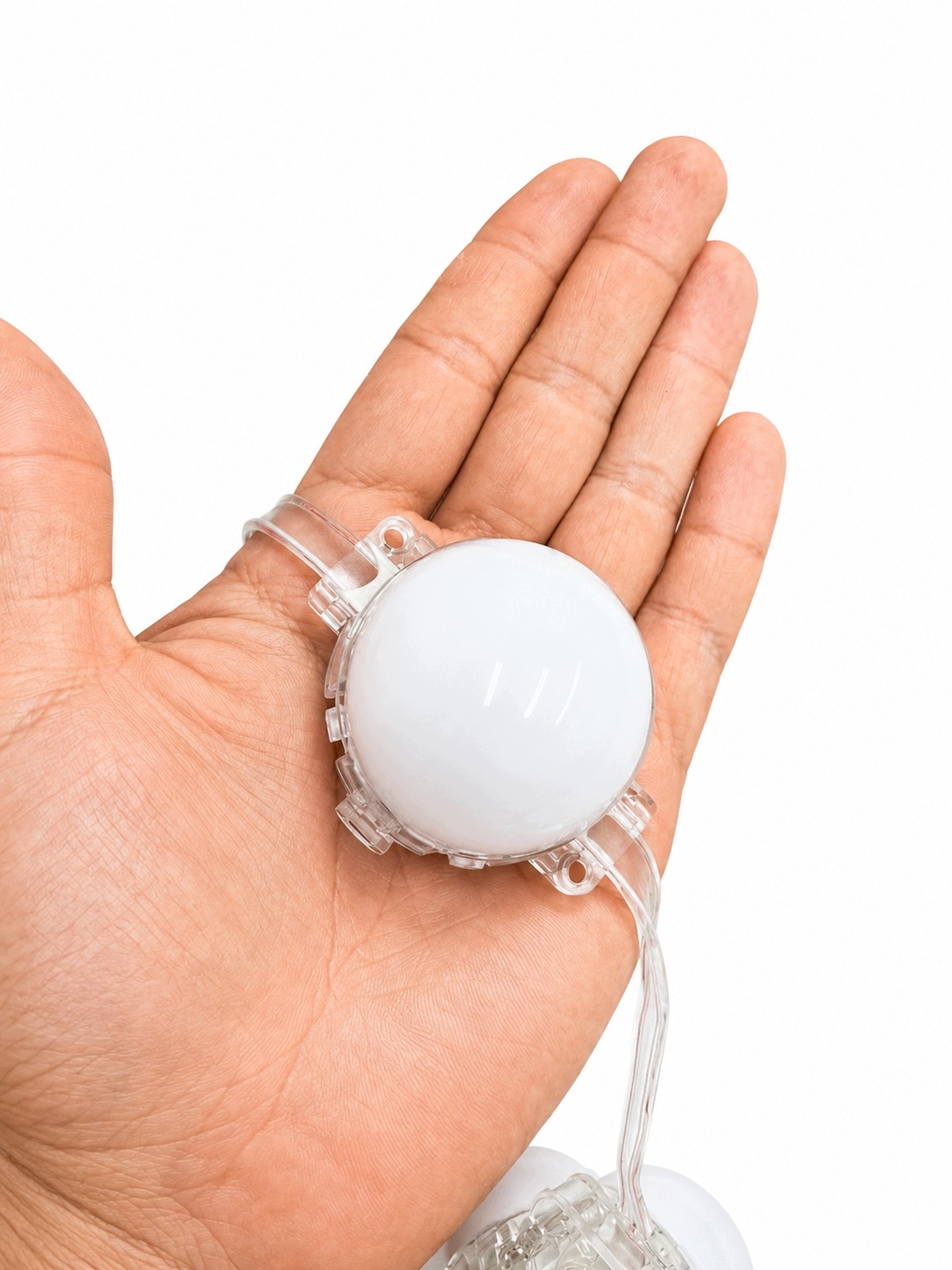 Moduł LED Kulka 50mm w dekoracjach weselnych