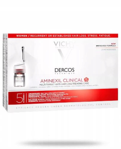 

Płyn damski Vichy Dercos Aminexil Clinical 5 21amp