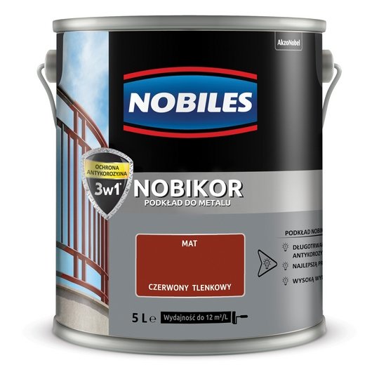 

Nobikor 5L Czerwony Tlenkowy unikor podkład minia