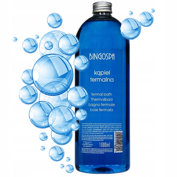 MOCNO PIENIĄCY SIE PŁYN DO KĄPIELI ROBIENIA PIANY W WANNIE z MINERAŁAMI 1L EAN (GTIN) 5903641605502