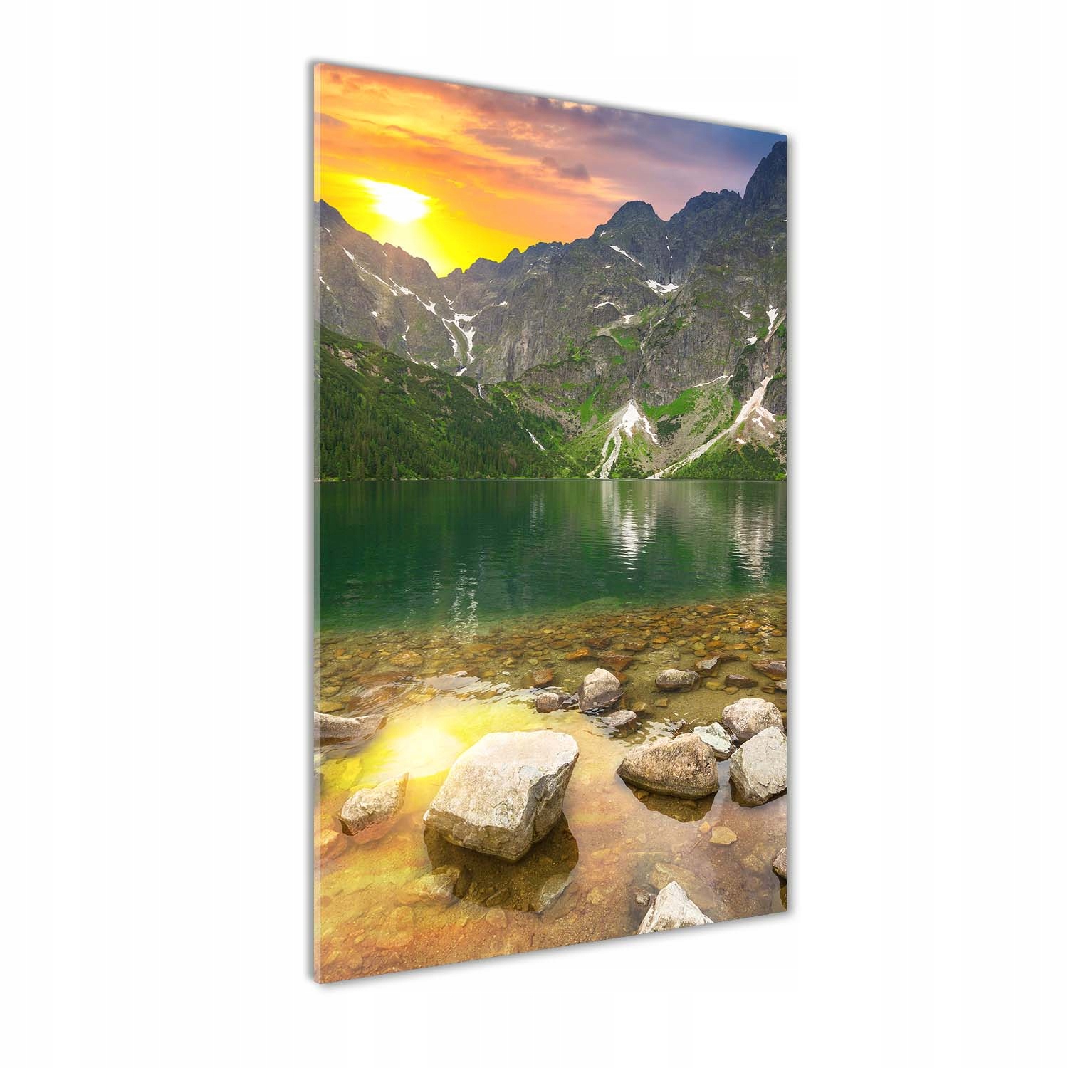 

Foto obraz akrylowy Morskie oko Tatry 60x120 cm