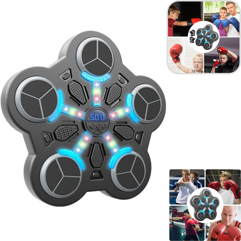 Kids Boxovací Kotouč Boxing Machine Bluetooth 3 Rychlosti Rukavice