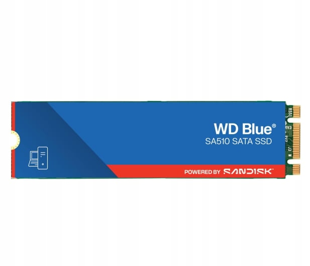 Dysk SSD WD Blue SA510 250GB M.2 SATA 2280 (555/440 MB/s)