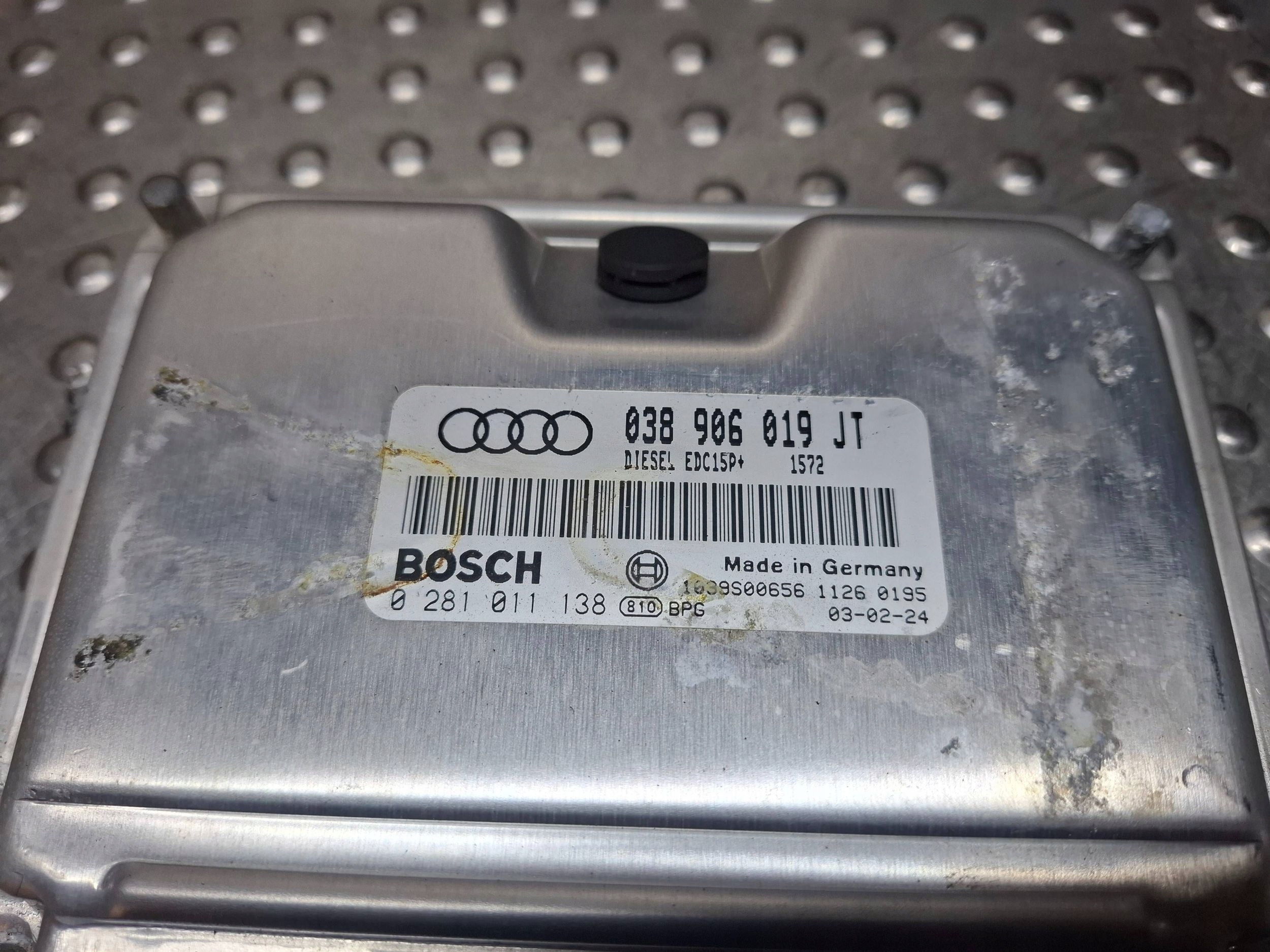 control unit computer of the engine 038906019JT 0281011138 AUDI A4 B6 1.9 TDI