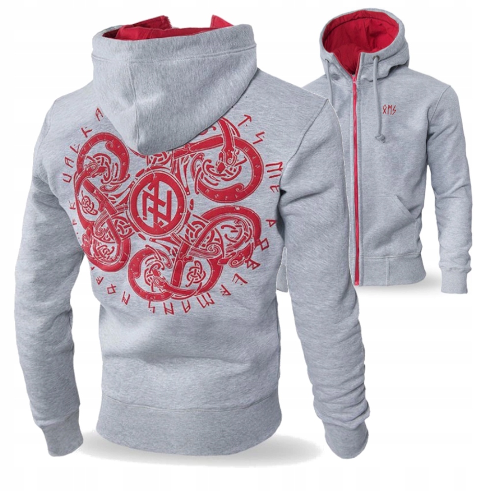 Męska Bluza Dobermans Aggressive Niohoggr BZ219 Rozpinana Kaptur_XL