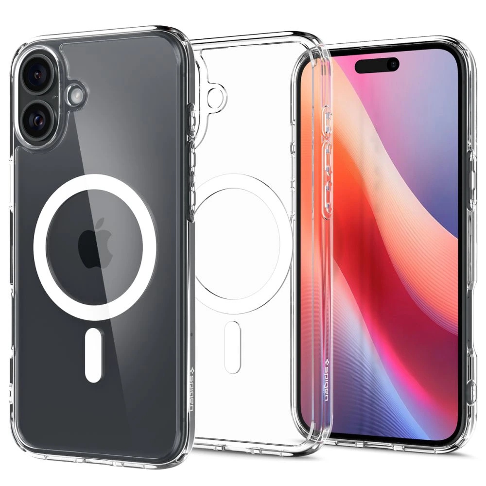 Etui Spigen Ultra Hybrid MagSafe do iPhone'a 16 – białe
