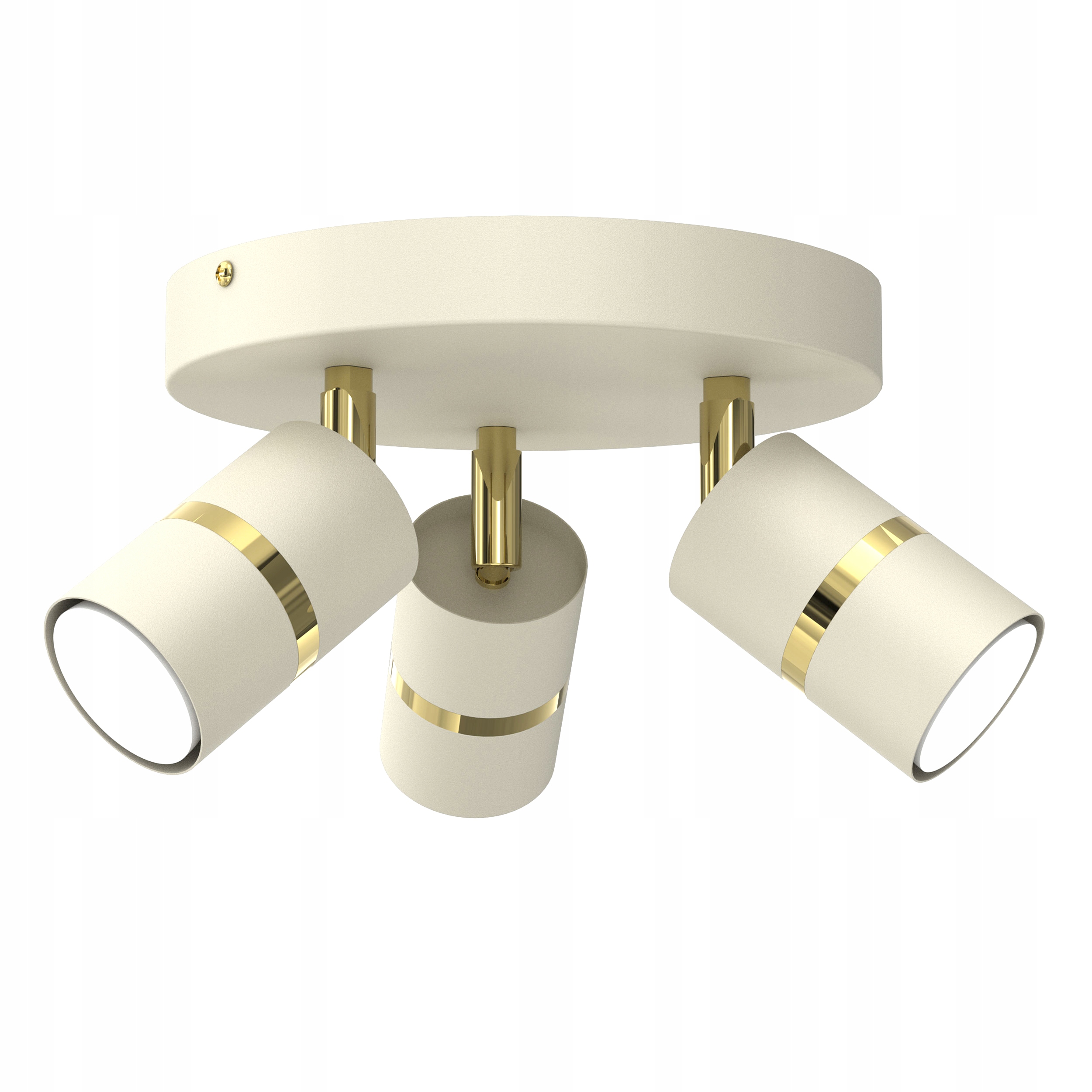 Stropní Svítidlo Béžová Stropní Svítidlo Kolem Tuby Zlatá GU10 Led Spot