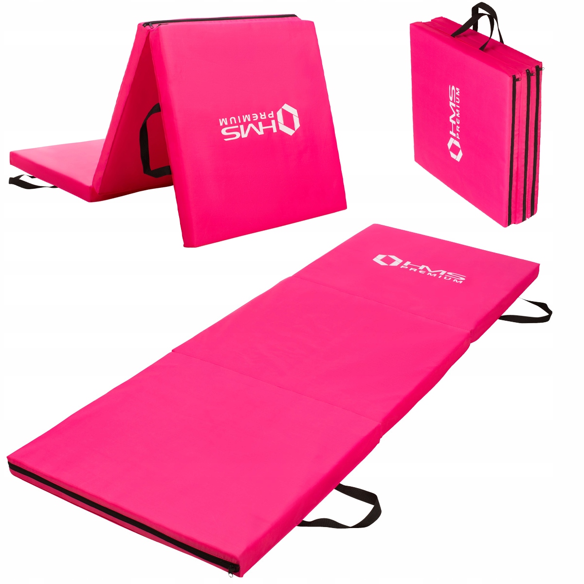Skládací gymnastická Matrace 180x60x5cm, aerobní Podložka Na Cvičení