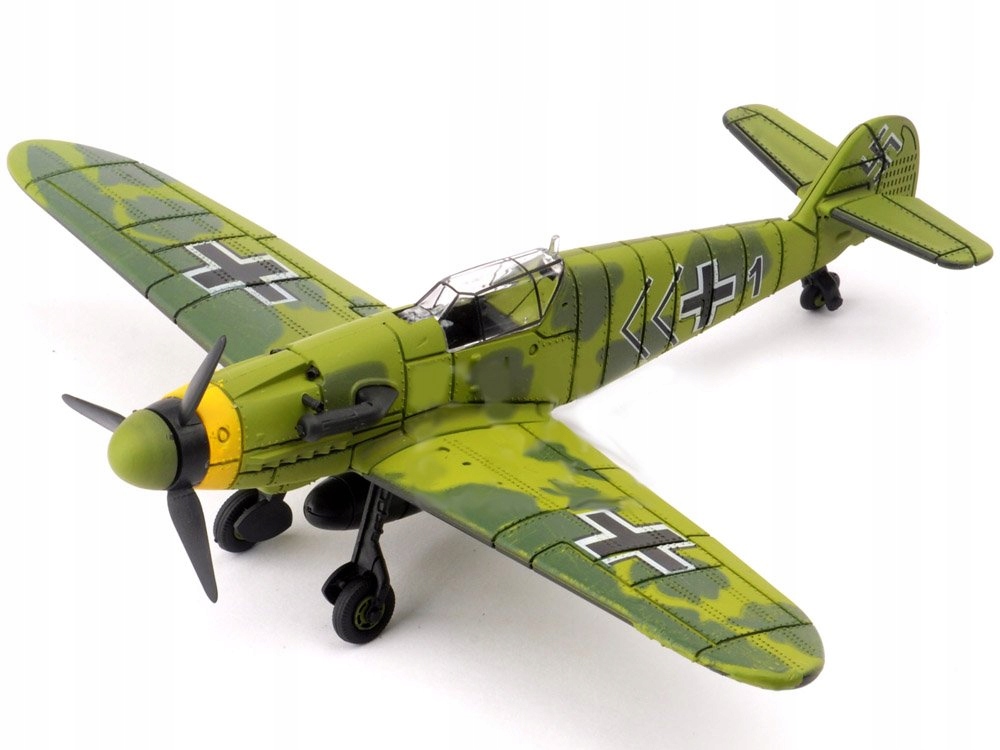 Plastikowy Samolot BF-109 do składania 1:48 ZA2589 Materiał karton