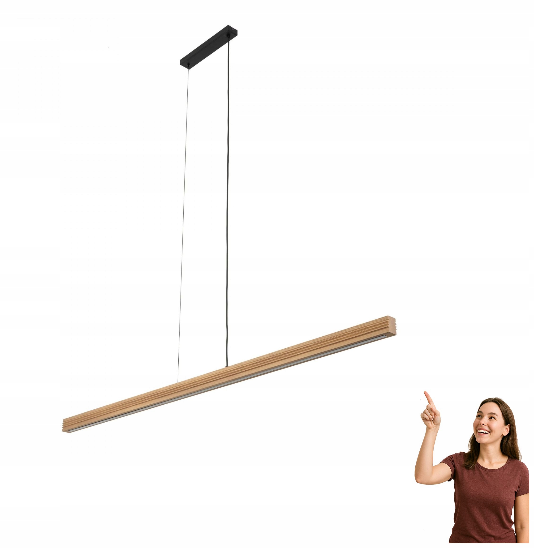 Závesná Led lampa 24W Viga Wood 11652 Tk Lighting