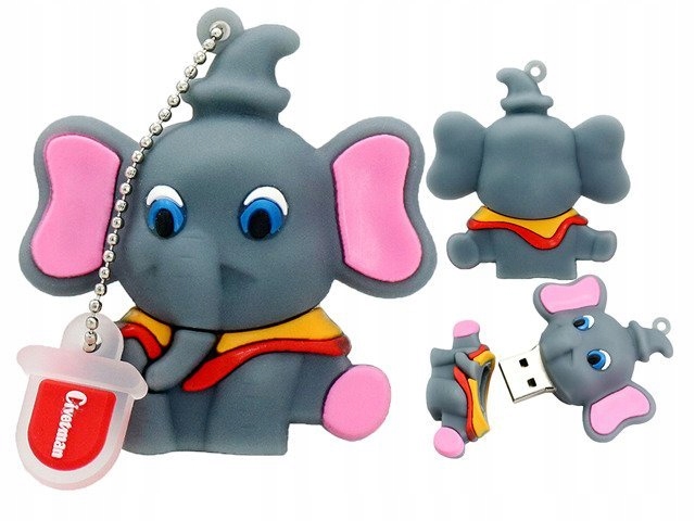 Pendrive Usb Gyors Flash Drive Ultra Memória Ajándék Elefántos Medál 32GB