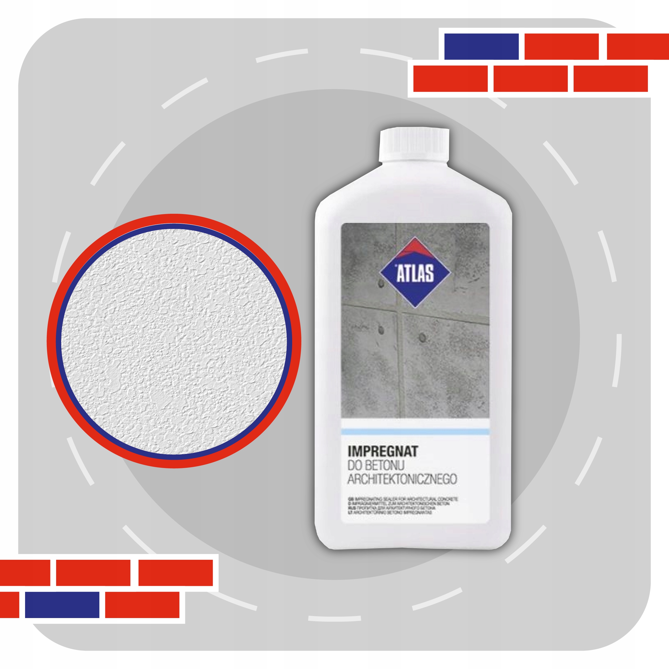 ATLAS IMPREGNAT DO BETONU ARCHITEKTONICZNEGO 1l Marka Atlas