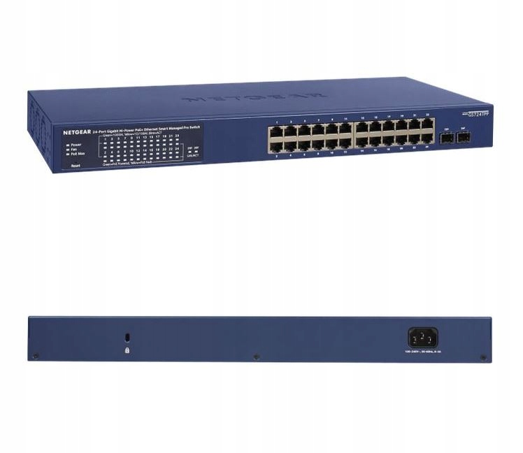 Switch Netgear GS724TPP 100EUS 2xSFP 24-portový