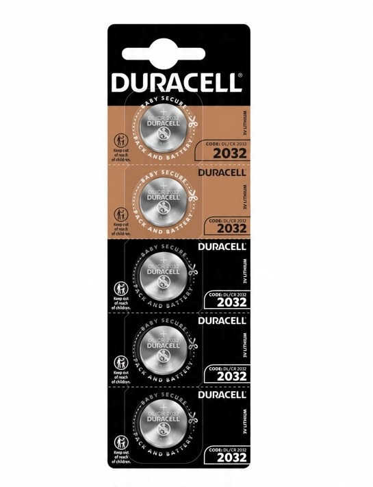 

5 x Bateria Duracell CR2032 50% Więcej Mocy