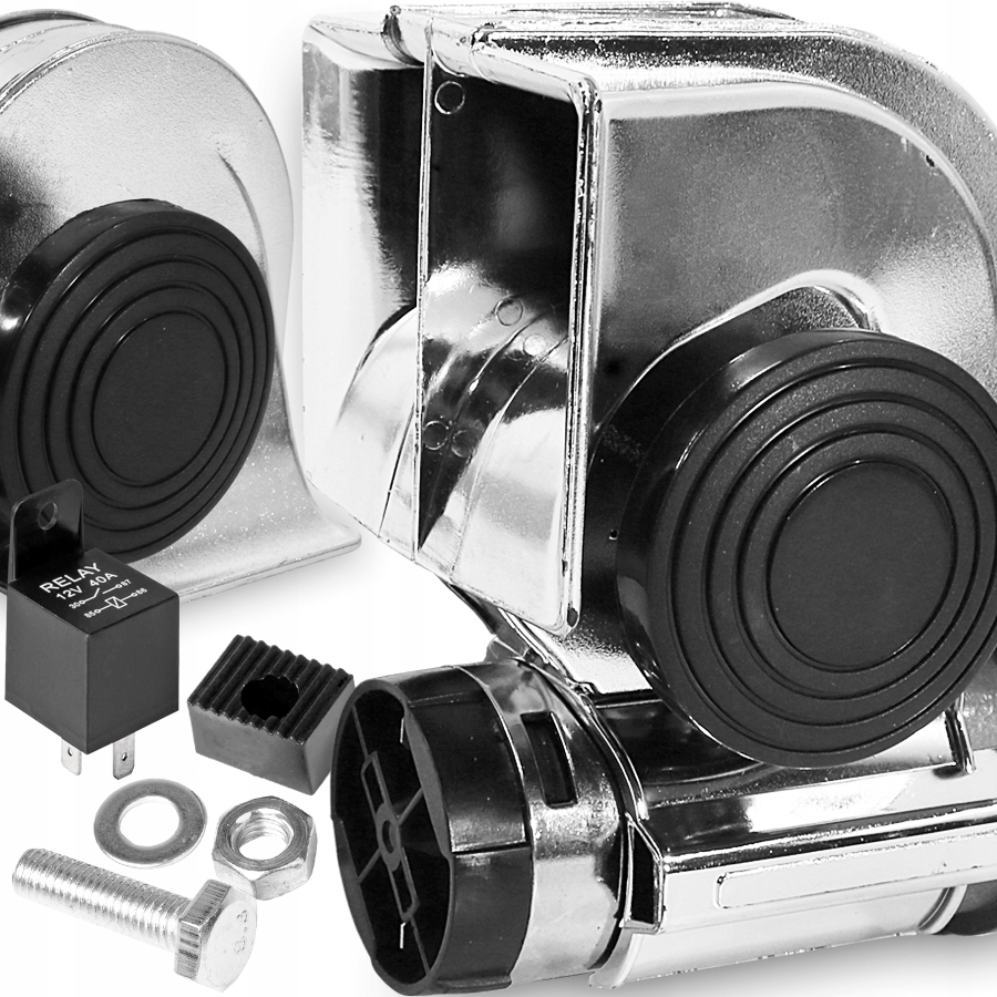 KLAKSON FANFARA SYGNAŁ TIR KOMPRESOR 12V GŁOŚNY Numer katalogowy części 58138