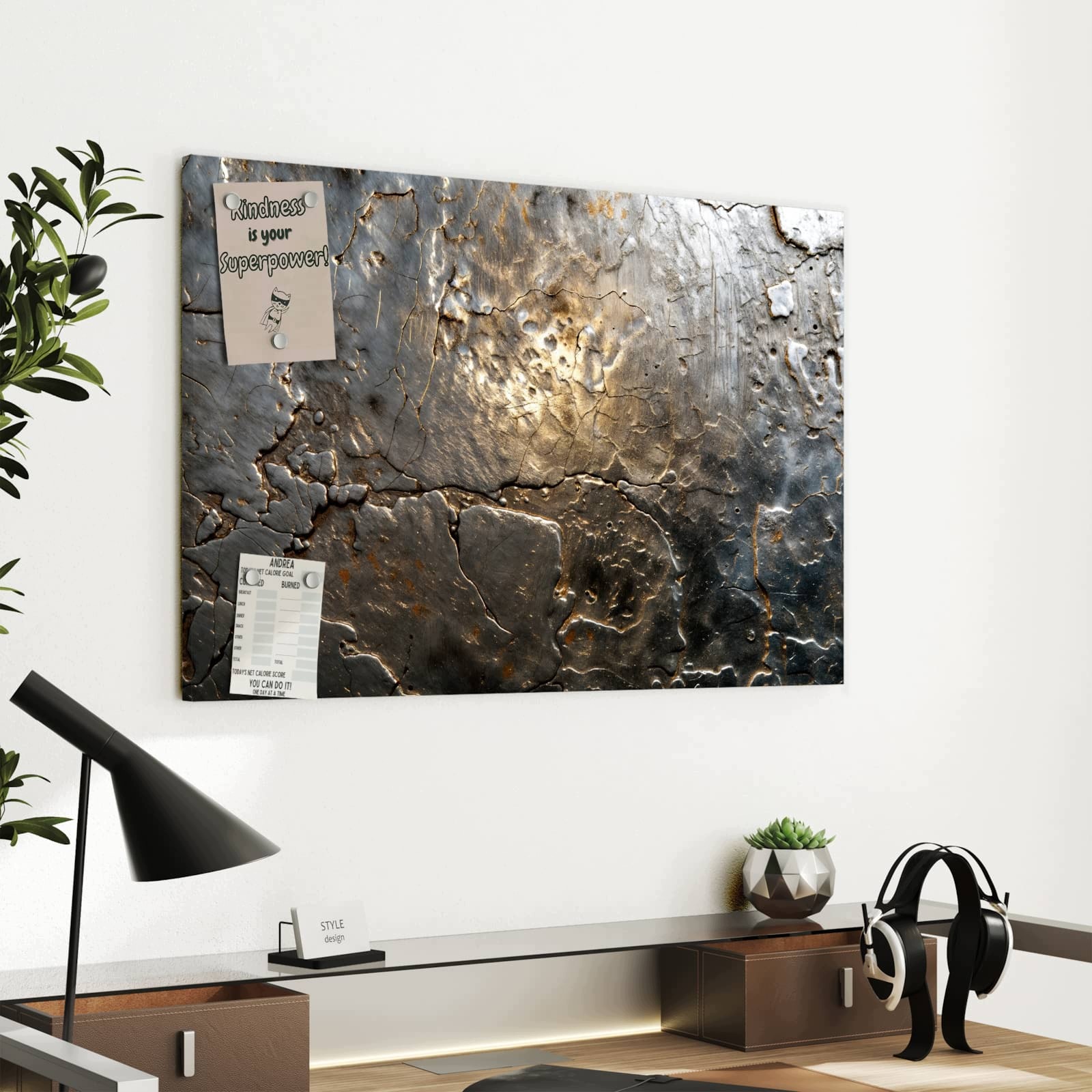 Magnetická tabule Bazgroly Kov 60 × 40 cm