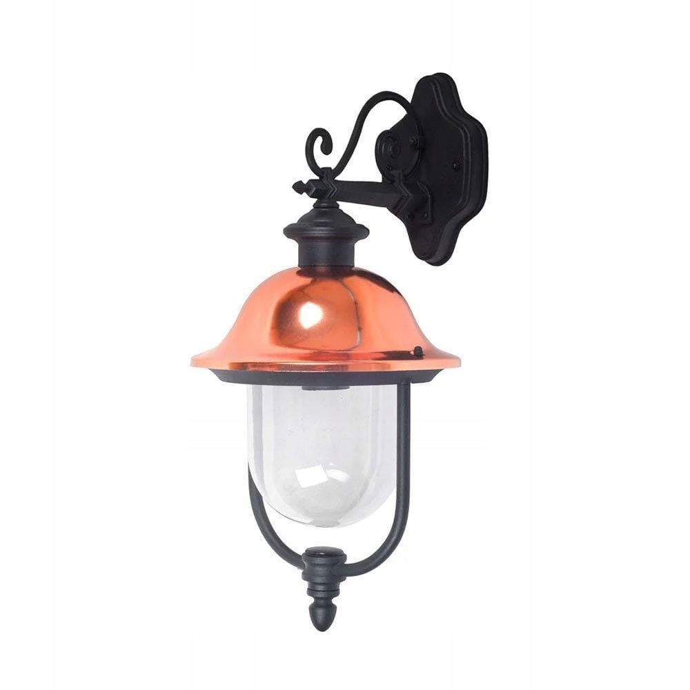 V-tac Záhradné nástenné svietidlo E27 IP44 čierne hliníkové