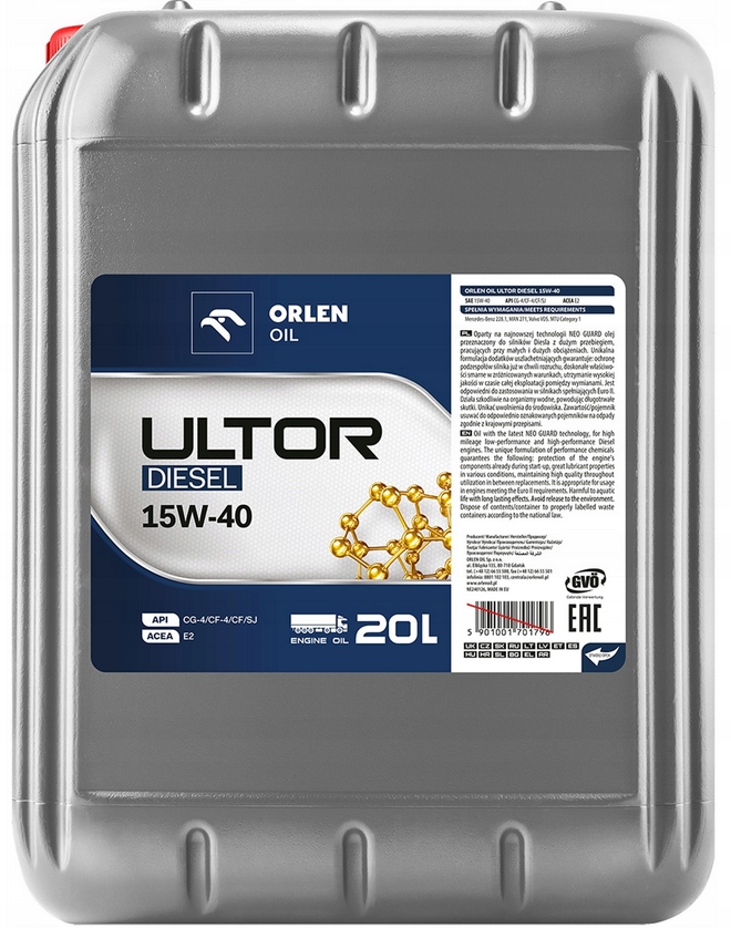 Orlen Ultor Diesel 15W40 20l