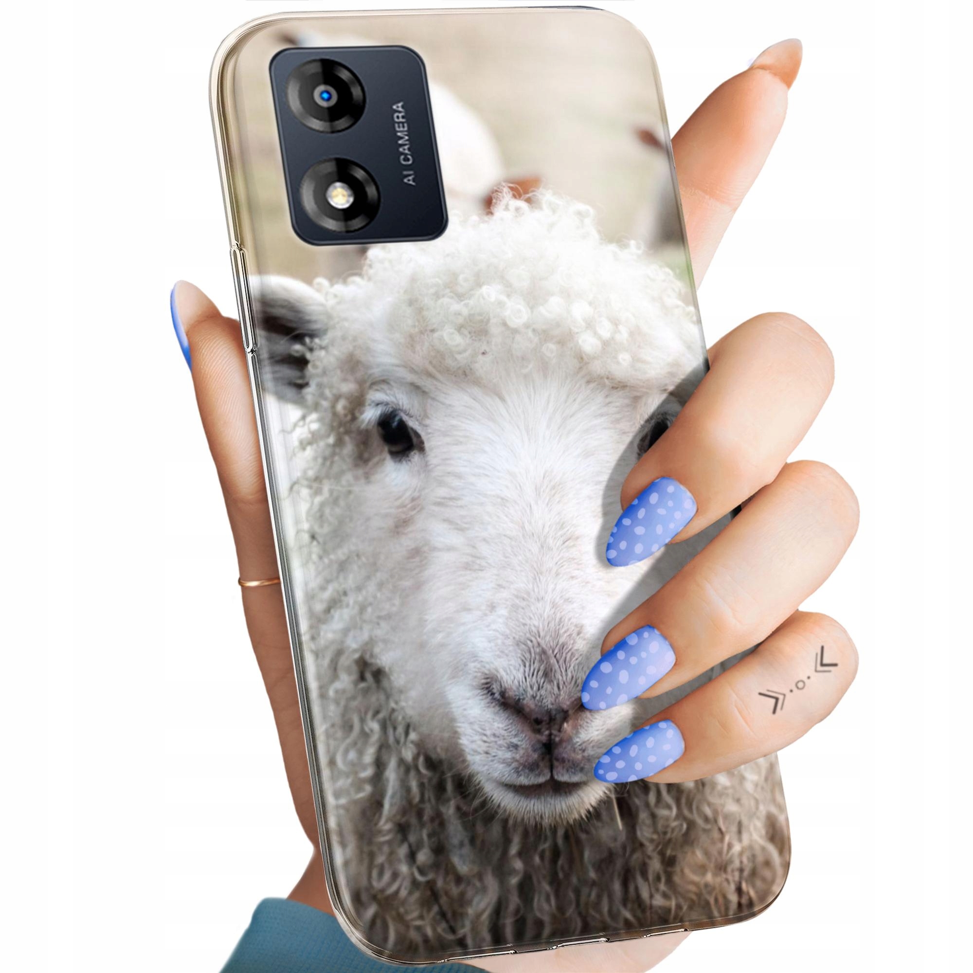 Etui Do Motorola Moto E13 Owca Owieczka Baranek Obudowa Pokrowiec