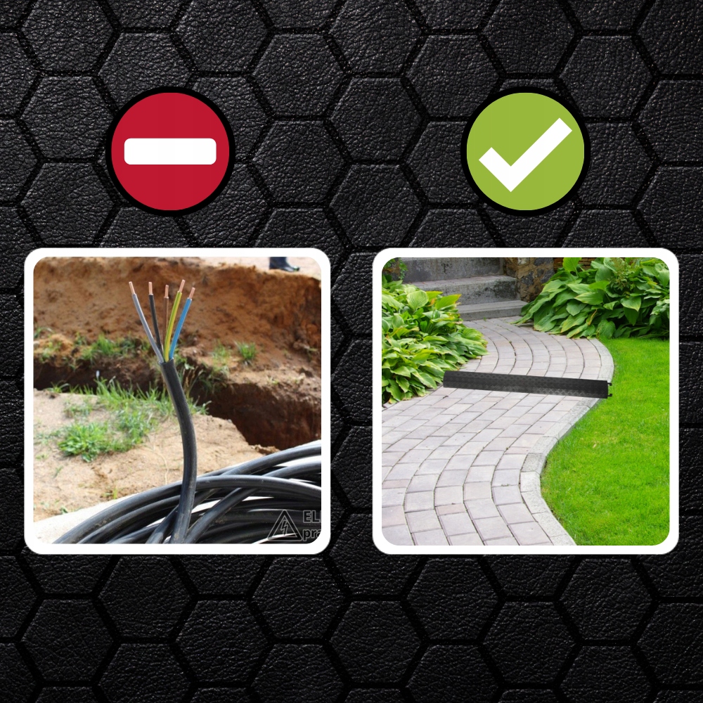 NAJAZD KABLOWY PRÓG MASKOWNICA OCHRONA KABLI 100CM Kod producenta Alustage