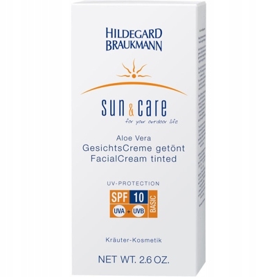 Pečující barvicí krém s aloe SPF10 Sun and Care 75 Ml Hildegard