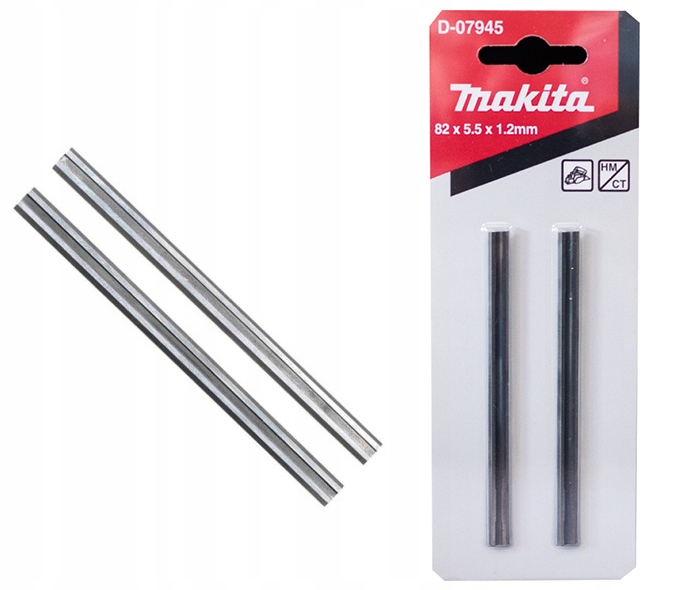 

Nóż Ostrza Do Struga Makita D-07945 82mm 2 sztuki