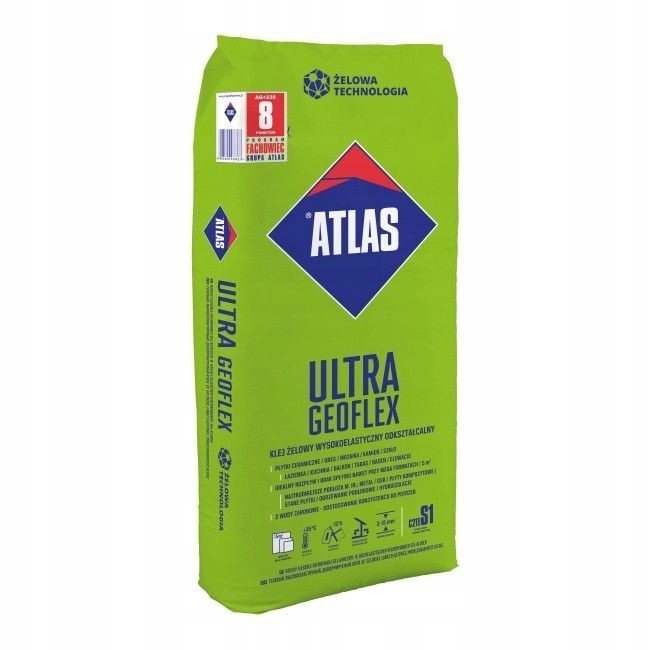ATLAS GEOFLEX ULTRA Klej Żelowy do Płytek 25kg