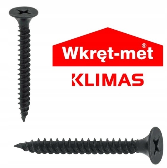 

Wkręt do płyt G-k 3,5x35 fosfat metal 10kg