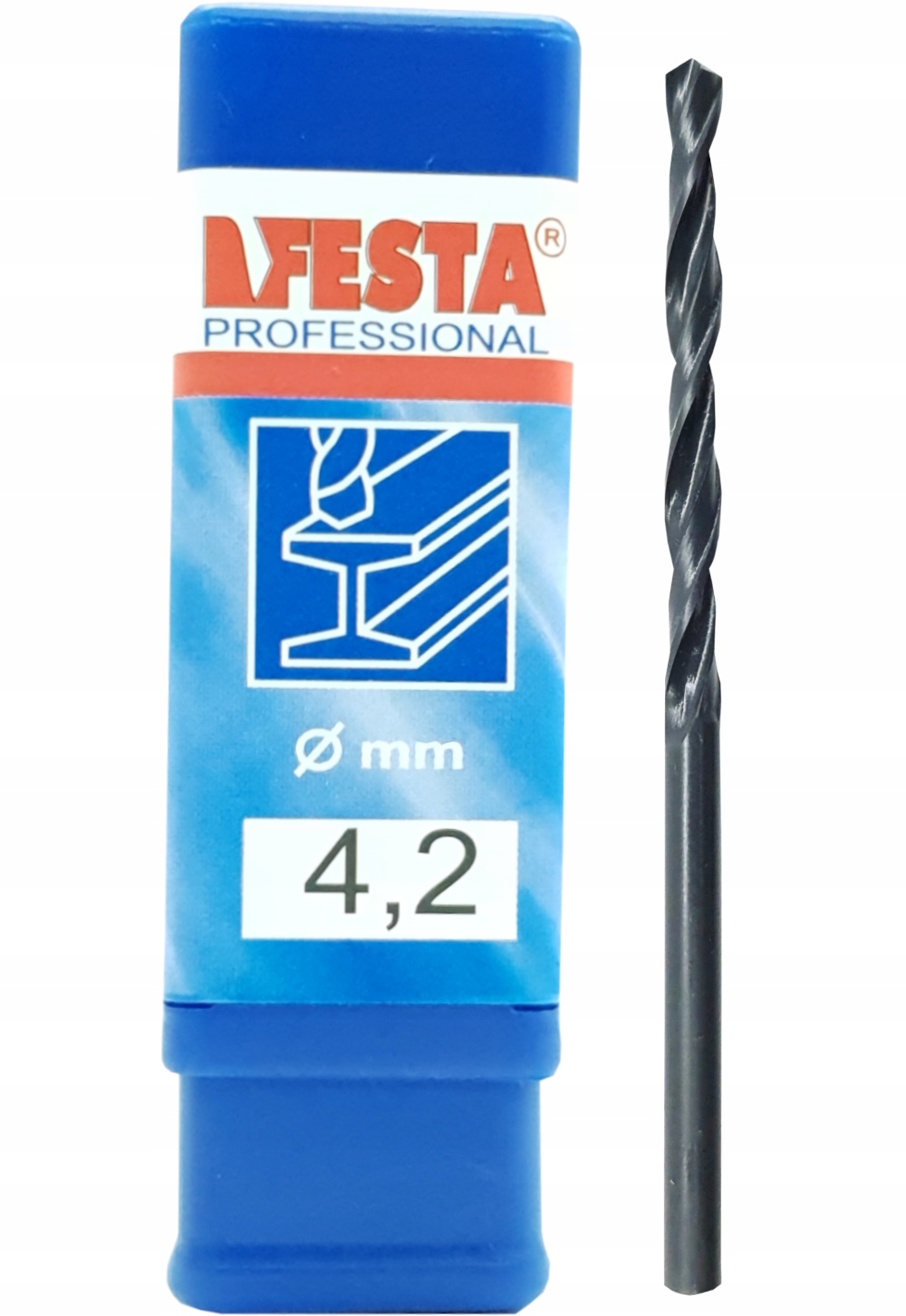 

Wiertło Do Metalu Hss 4,2 mm Din 338 Festa 1 szt.