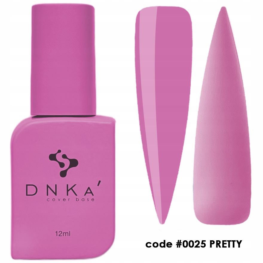 DNKa Cover Base 12 ml, 0025 CUKIERKOWY RÓŻ