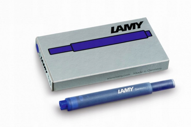 

Atramentowe Naboje Lamy 5 Sztuk Niebieskie T10