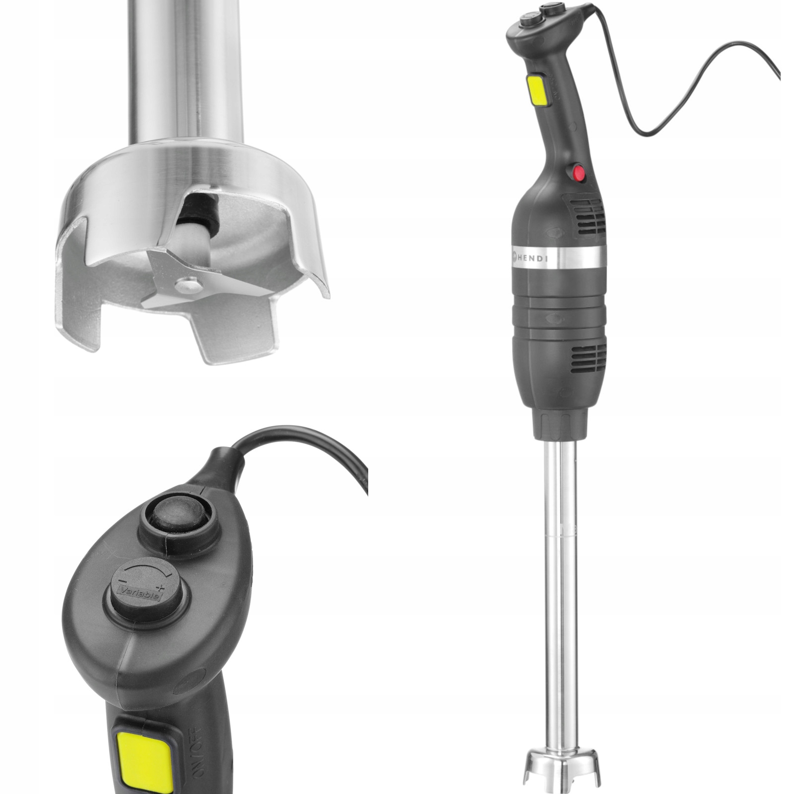 Mixérový mixér, ruční robot, délka ramene 500 mm, 4000-16000 ot/min, 500 W