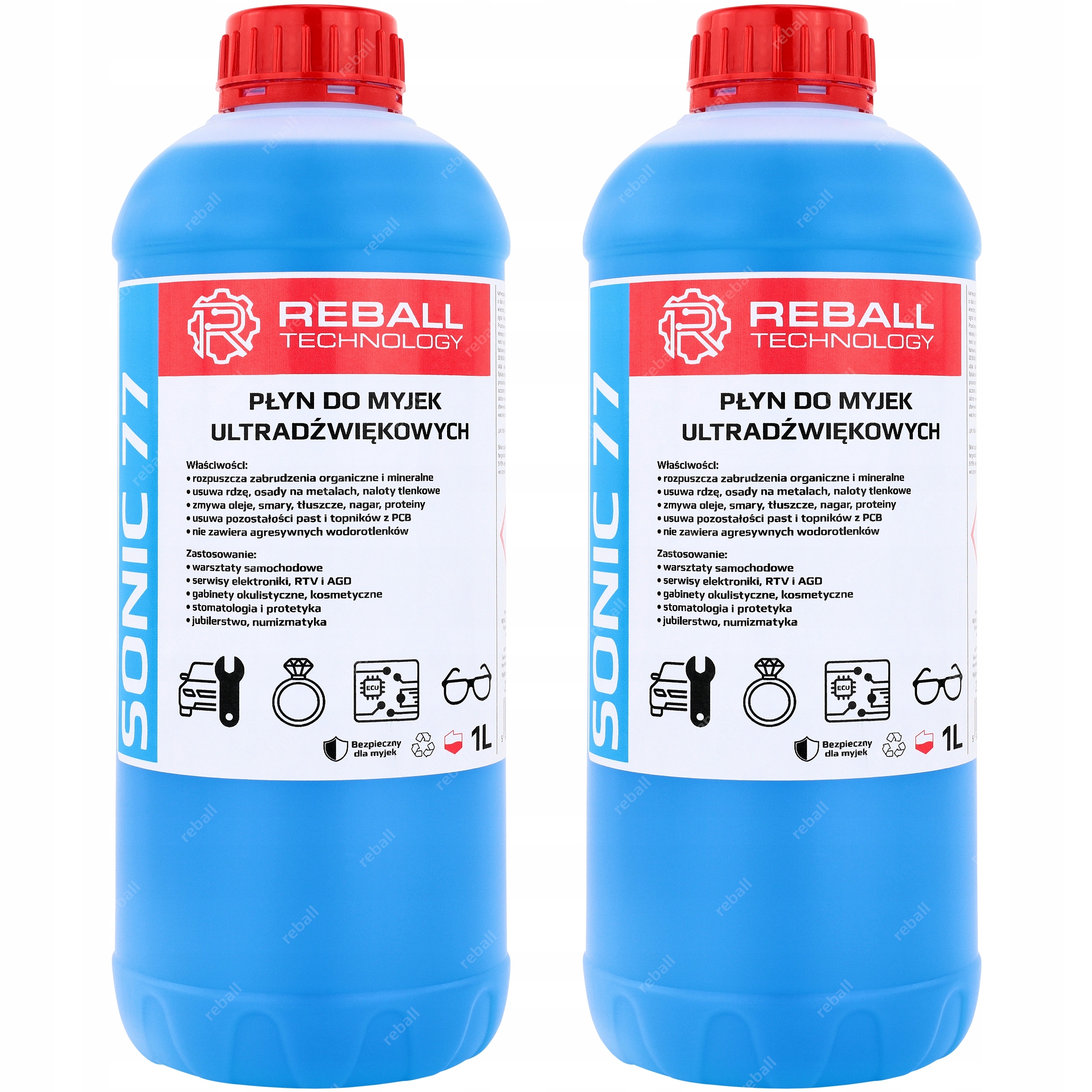 Płyn Do Myjki Ultradzwiękowej Uniwersalny Skutecznie Myjący 2L Sonic 77