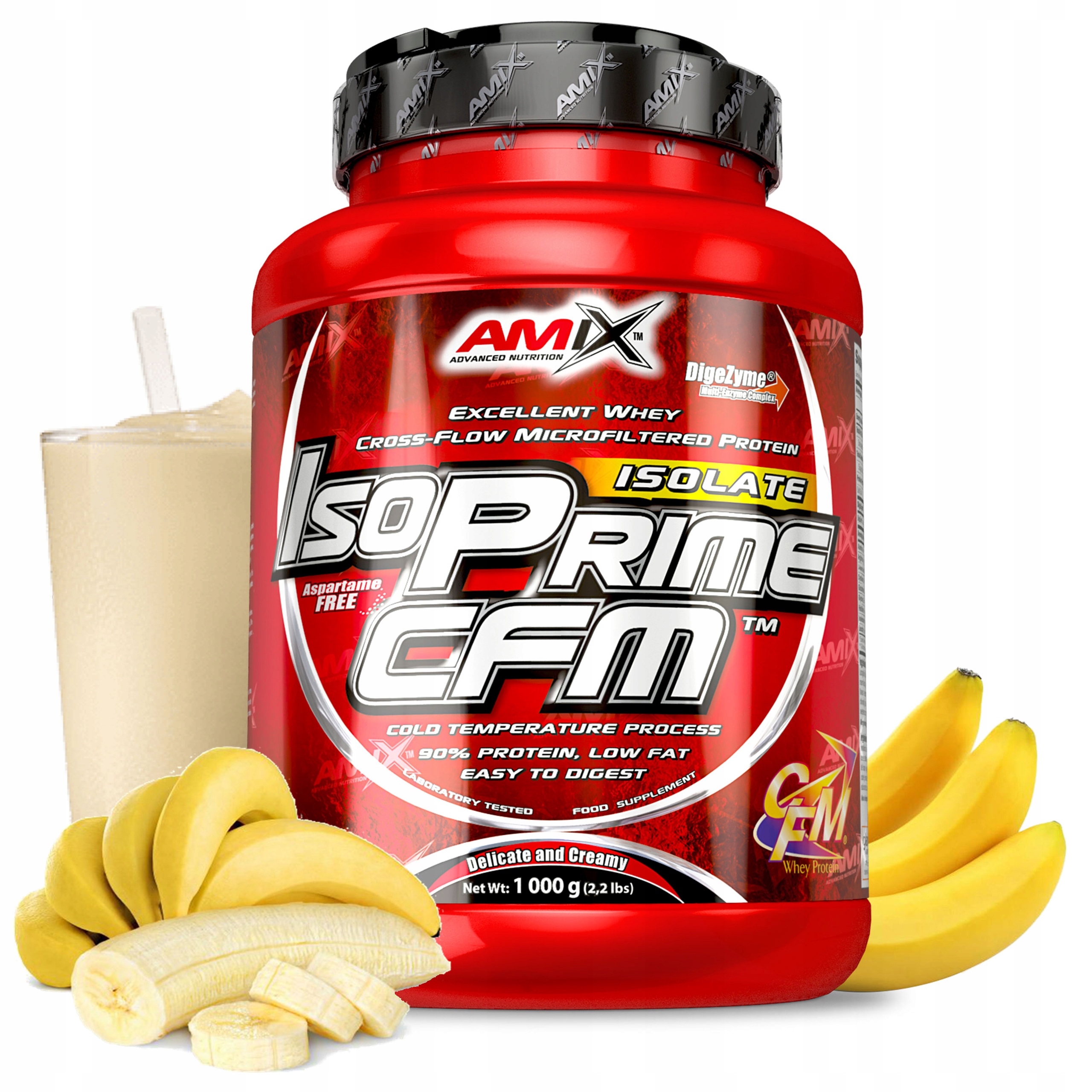 Protein Bílkoviny Izolát bez cukru sacharidů Amix IsoPrime Cfm