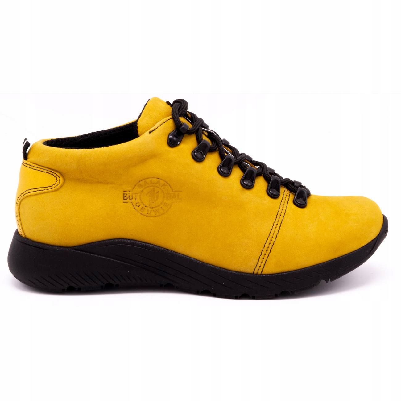 

Buty Damskie Skóra Trekkingowe 674B Musztardowe 36