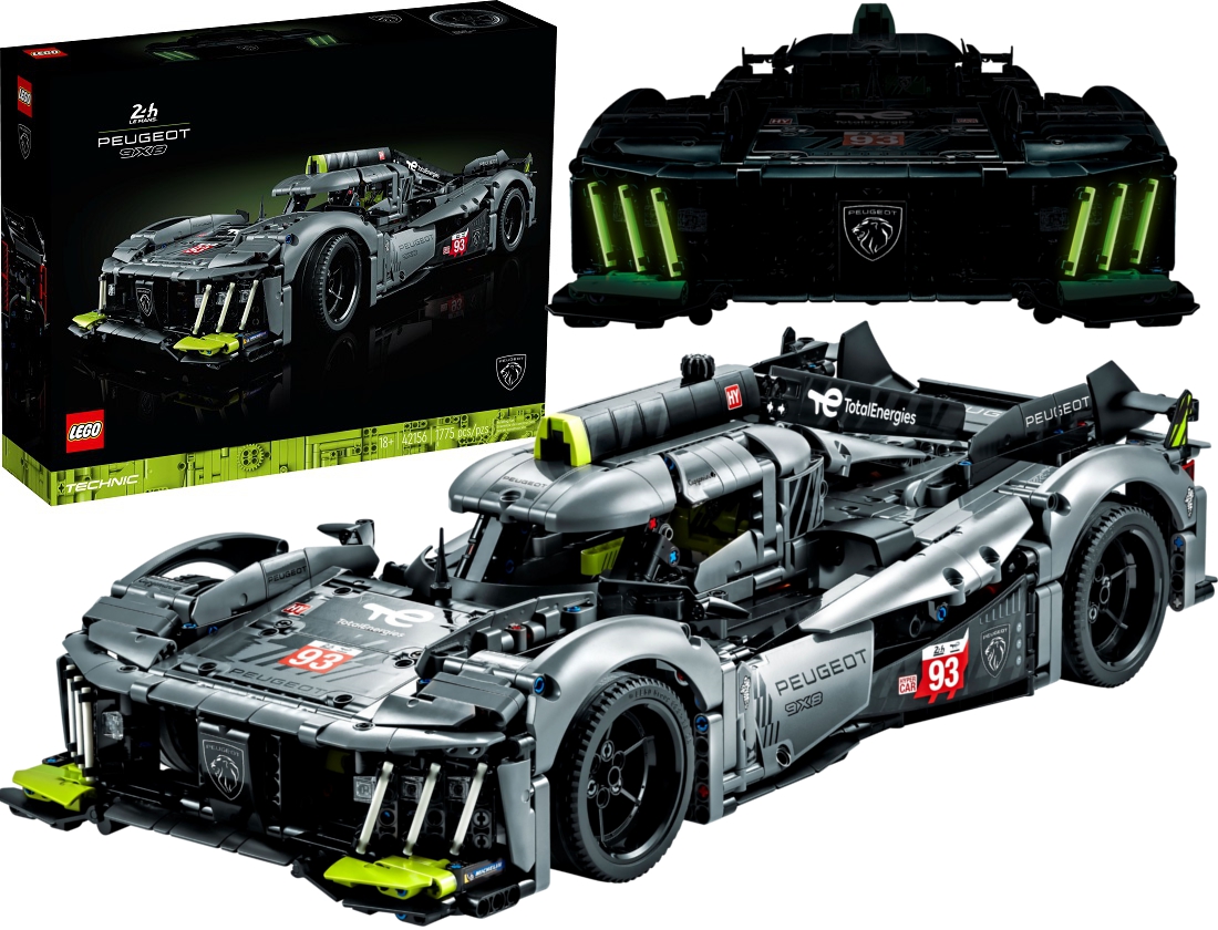 Lego Technic Peugeot 9X8 Le Mans Hybrid 42156