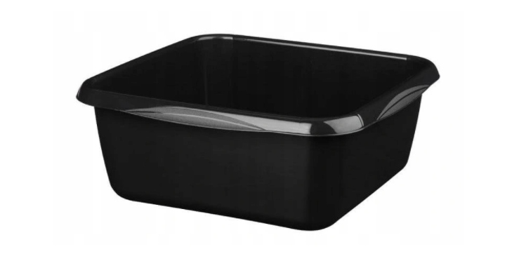 

Miska Kuchenna Kwadrat Czarna Galicja Molly 7 L