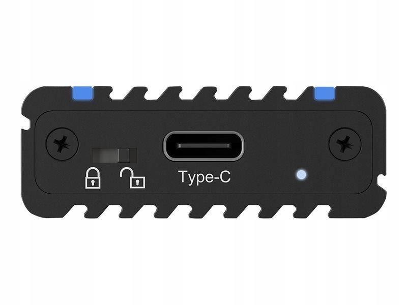 Icy Box IB-1824ML-C31 Obudowa na dysk Ssd M.2 NVMe podświetlana Rgb