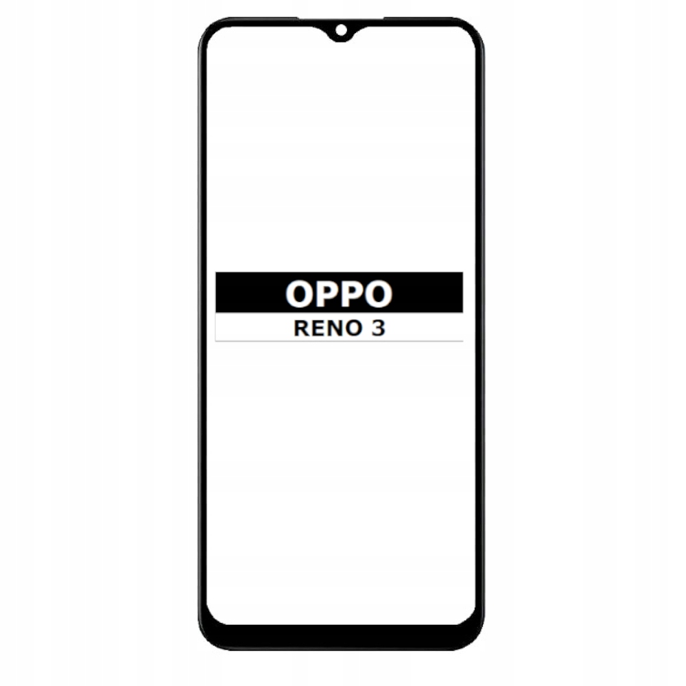Szybka wyświetlacza z OCA do Oppo Reno3